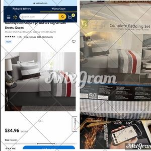 8 piece comforter set brand new